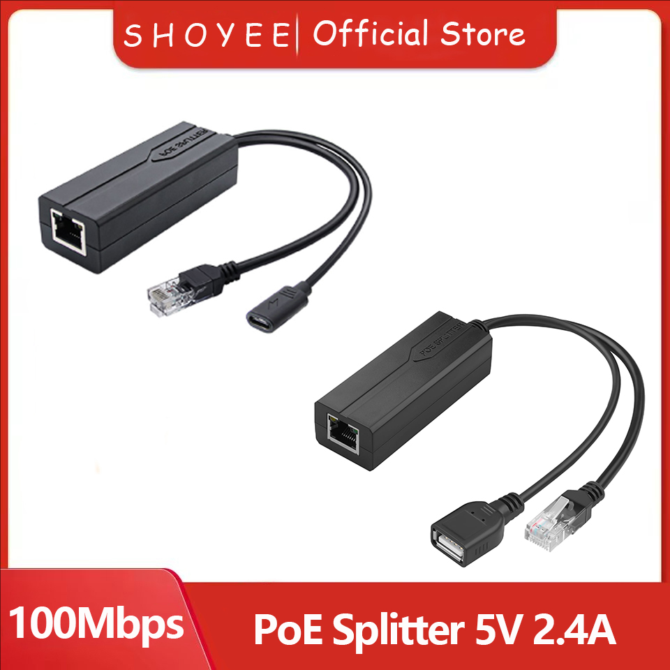 Power Over Ethernet - Rozdzielacz PoE 5V 2.4A USB Typ