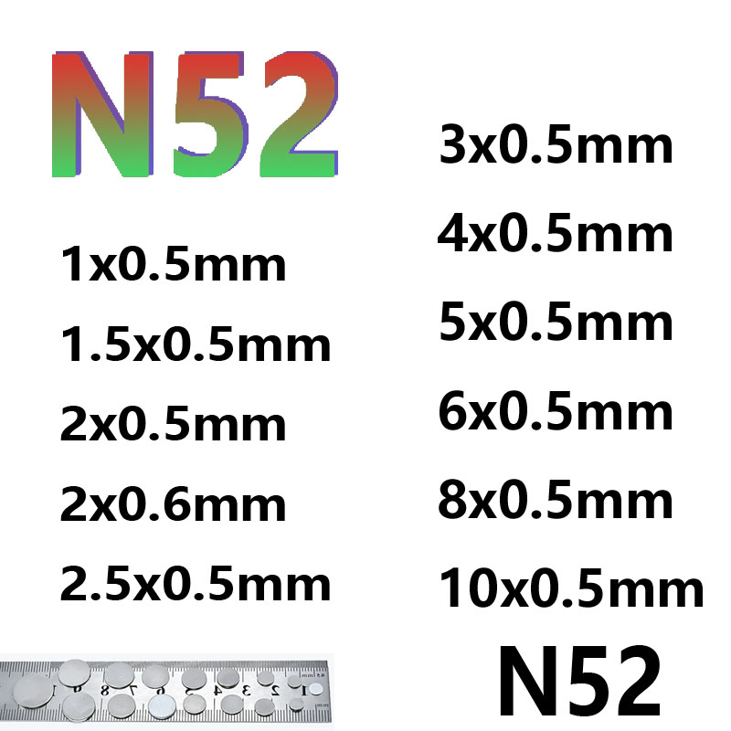 Magnesy N52 1x0.5 1.5x0.5 2x0. – Office Technologies recenzja i cena